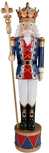 TIMSTOR Soldat Casse-Noisette géant en résine avec lumières H.145