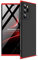 HAOTIAN Cover per Samsung Galaxy Note 20 Ultra 5G Cover, Custodia Protettiva con Tutto Il Corpo Tocco Morbido Setoso, Staccabile Silicone Morbido Doppio Strato Antiurto Cover, Rosso/Nero