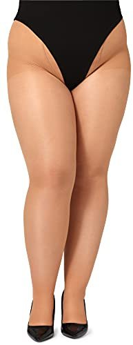 Bellivalini Damen Strumpfhose Plus Size Große Größen 40 DEN BLV-1125