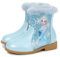 YOSICIL Stivali Invernali Bambine e Ragazze Scarponcini Pelle Bambina Scarpe Principessa Stivaletti Caldo Frozen Partito Paillettes da Ragazza Antiscivolo Pelle Bootie Ragazze,Blu31EU