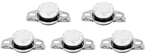 5 Pcs Termostato Interruttore Termico KSD301 Interruttore di Controllo della Temperatura Termostato di Riciclaggio 250V10A NO Snap Disc Termostato Interruttore(40 ℃)