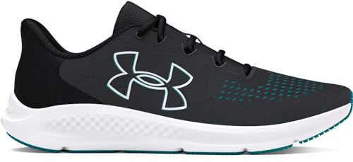 Under Armour Mens Charged Pursuit 3 Big Logo Running Shoes Grey 11