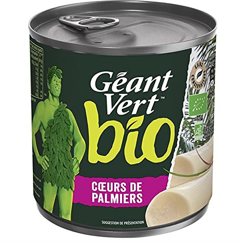 GEANT VERT - Coeur de palmier bio, source d'inspiration culinaire - 220g - Lot De 3 - Vendu Par Lot