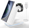Wireless Charger for Samsung, JoyGeek 3 in 1 Charging Station for Galaxy Watch 5 Pro/4/3/Active2/1 - Phone Charger Stand for S23 Ultra/S22/S21/S20/Note 20, Z Fold&Flip Series, Buds2 Pro, White