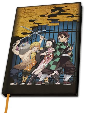 ABYSTYLE Demon Slayer A5 Notebook 180 Pages Anime Manga Office & School Supplies Anime Merch Gift