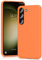 YATWIN Silicone Case for Samsung Galaxy S23 5G, Soft-Touch, Shockproof, DustProof, Antiskid Full Body Armour Phone Cover for Samsung Galaxy S23 5G - Orange