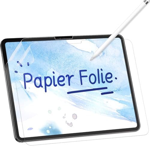 IPROKKO [2 Pack iPad Air 13 Inch Screen Protector, Like Paper Compatible with iPad Air 13 Inch 2024 (M2) Matte PET Film for Drawing and Writing, Anti Glare Blue Light