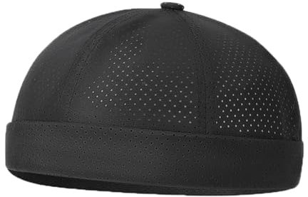 YAMEE Docker Cap Herren Sommer Mesh - Leichte Atmungsaktive Matrosenmütze Unisex Waterproof, Adjustable Beanie Mütze Casual, Krempenlose Hafenhüte Stilvolle