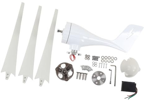Generatore di Eoliche 600 W Generatore di a 3 Lama - Facile Installare e Mantenere per Uso Esterno (12V) (24V)