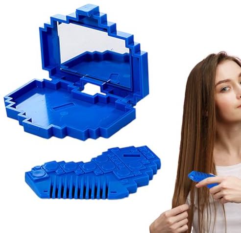 Split End Trimmer Für Damen Pony Haarschere Und Kamm Mit Spiegel | Herzförmiger Haartrimmer Für Spliss Entfernung Für Outdoor Schnelle Pflege Persönliche Körperpflege Reise Zuhause Tägliche