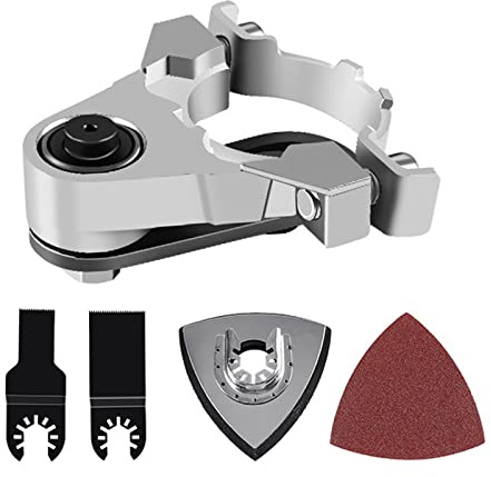 ZGUZMCMK Adattatore Universale Oscillante per Smerigliatrice Angolare Convertitore Metallo Multiplo Accessori Struttura Robusta Adatto a Lavori Artigianali Cas, stile B