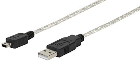 Vivanco USB 2.0 kompatibles Kabel, USB A Stecker <-> Mini USB B Stecker 1.8 m