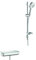 hansgrohe Raindance Select E 120 Thermostatset 0,65m, 3 Strahlarten, Weiß/Chrom