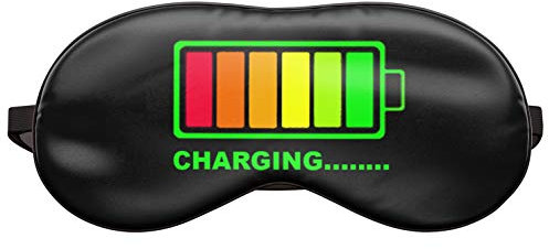 Schlafmaske Reise Relax Augen Abdeckung Bett Emoji Nickerchen Augenbinde Seine grün schwarz Batterie aufladen [042]