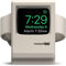elago W3 Soporte de Carga Compatible con Apple Watch Serie 10/9/8/7/6/5/4/3/2/1/SE 2/SE (46mm 45mm 44mm 42mm 41mm 40mm 38mm) - Modo de Soporte Nocturno [Compatible Modo Nightstand] (Blanco)