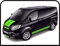Custom Sports Van Graphics Van Sticker Aufkleber Van Camper Vans (Acid GRÜN)