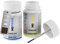 MG PRIME Autolack Lackstift Set für Opel GWH / 190 Phantom Grey Metallic/Platin Anthrazit Metallic Basislack Klarlack je 50ml