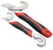 KATUR Verstellbarer Schraubenschlüssel, Universalschlüssel, 2 Stück, Multifunktionsschlüssel, Rohrzange, tragbar, verstellbar, Schnellspannschlüssel, 9–22 mm, 23–32 mm