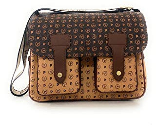 Pollini Borsa a spalla multitasche bicolor Heritage