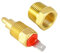 Yosoo Radiator Fan Temperature Switch, Car Cooling Fan Switch, 185-175°F, 3/8 Pipe Thread, Gold, Thermostat, Automatic, 1 Count