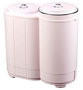 Portable Washing Machine Portable Compact Mini Twin Tub Washing Machine w/Wash and Spin Cycle, Built-in Gravity Drain Capacity For Camping, Apartments, Dorms, College Rooms, RV’s, Delicates and more f