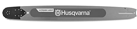 Husqvarna X-Tough Light - Barra de motosierra de 24 pulgadas, paso de 3/8 pulgadas, calibre de 50 pulgadas y 84 eslabones de transmisión