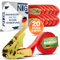 NTG 4-20 Stück | 800kg | 4m und 6m | Spanngurte mit Ratsche | einteilig | 1 teilig | Ratschengurte | TÜV/GS geprüft | Zurrgurte | 25mm | 800 daN | 0,8t (20 Stück 6 Meter)