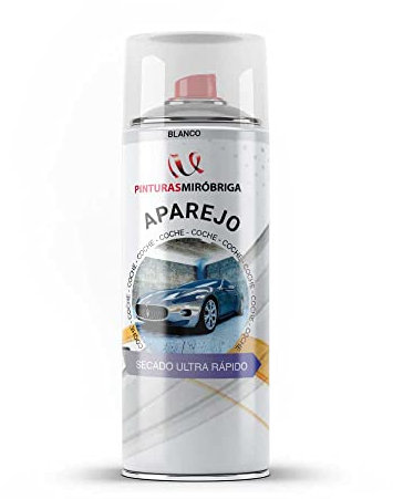 Pintura Spray Imprimación Aparejo para Coches - Mirobriga - Tamaño 400ml.