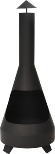 Ambiance Gartenkamin - Ø40 x 118 cm - Schwarz