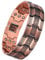 Jeracol 99,99% massives Kupfer, magnetische Armbänder für Herren, 3 x ultrastarke Magnete (3500 Gauss), magnetische Armbänder, Brazaletes zum Jahrestag, verstellbare Größe und Schmuck-Geschenkbox