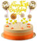 Tortendeko junge 15. Geburtstag Hello 15 Cake Topper Gold mit Herz Stern Ballon Kuchendeko 15. Geburtstag mädchen Happy 15th Birthday Tortendeko 15 jahre mädchen junge 15 Geburtstag mädchen junge