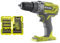 Pack RYOBI - Perceuse à percussion R18PD3-0 - 18V OnePlus sans batterie ni chargeur - Coffret 38 accessoires perçage-vissage-boulonnage RAK38DSDI2
