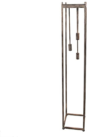Clayre & Eef Stehlampe 21x21x121 cm Kupferfarbig Metall Stehleuchte