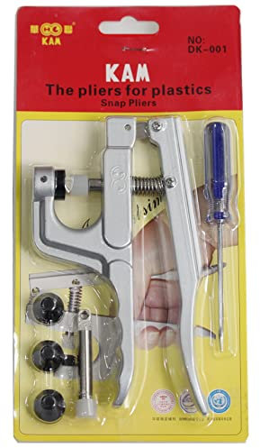 1 Satz KAM Snap Zange Handzange Kit für Druckknöpfe No-Sew Button Snap Fastener Press Attacher Punch für T3 T5 T8 Snaps