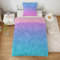 Yasida Kinderbettwäsche 140x200 Weltraum Stern Kosmos Bettwäsche Mädchen Rosa Lila Mikrofaser 2-teiliges 3D Kinder Bettwäsche-Set 1 Bettbezug mit 1 Kissenbezug 65x65cm Bunt, Regenbogen 01