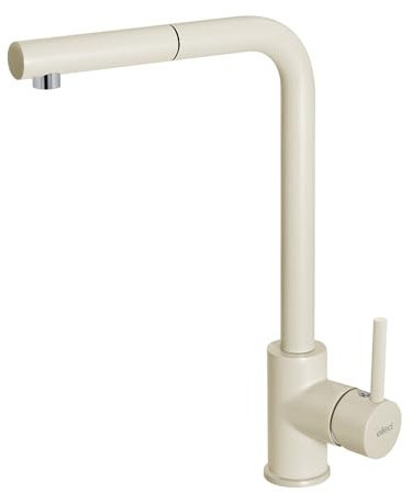 Miscelatore Cucina con Doccetta estraibile Rubinetto Monocomando colore Bianco Antico 62 - MGKTRP62 Trail Plus