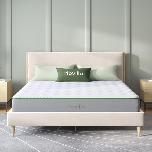 Novilla Matratze 180x200 Tonnentaschen Federkernmatratzen H3 Certi-PUR US Komfortschaum Oeko-Tex Sicher Bezug 20cm