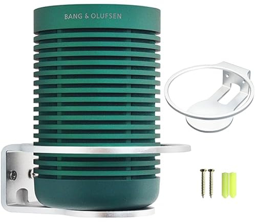 Für Bang & Olufsen Beosound Explore Halter Bang & Olufsen Beosound Explore Wandhalterung Ständer Zubehör mit integriertem Kabelmanagement,Smart Home Lautsprecher Zubehör Rack (Silbrig，YT) 1PCS