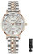 Silverora Damen Uhr Edelstahl Kalender Damenuhren Analoges Quarz Datum Uhren Diamant 3ATM Wasserdicht Armbanduhr mit leuchtenden Punktskalen Zeigern Geschenke für Frauen Mädchen Silber