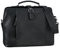 STILORD 'Casey' Vintage Handtasche Leder Damen Herren Arzttasche Echtleder Umhängetasche Retro Tasche mit Bügelverschluss Einzigartig, Farbe:schwarz