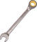 DAKCOS Llave Fija con Carraca Llave Combinada de trinquete de 14mm, Cr-V 72 deintes