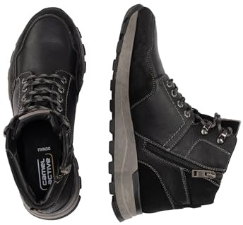 camel active Herren Denali Trekking Boot aus echtem Leder