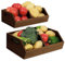 Ollieroo Bamboo Stackable Storage Bin, Pantry Organizer and Storage Baskets, Potato and Onion Kitchen Organizer, Kitchen Storage Containers for Produce, Fruit, Bread, Vegetable, Garlic, Brown