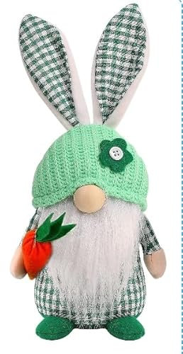 panemy Ostern Wichtel Puppen – Handgefertigte Osterdeko Wichtel, Ostern Frühling Wichtel, Osterhasen Zwerg, Ostern Plüsch Zwerg, Ideales Oster- und Frühlingsfeiertags-Mittelstück