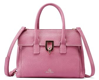 QUEEN HELENA Große Harte Handtasche mit abnehmbarem Schultergurt lässig elegant Damen M1033