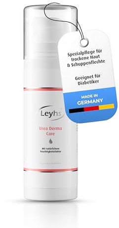Leyhs® Urea Derma Care 10% Salbe 150 ml – Harnstoffcreme für therapiebegleitende Pflege bei Schuppenflechte – Geeignet für Diabetiker – Schnelle Ergebnisse bei trockener Haut – Made in Germany