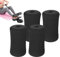 Almohadillas para el pie de espuma, rodillo de espuma | Cubierta de tubo negro de 4 buffer de rolleros de 4 paquetes,Equipo de acondicionamiento físico, accesorios de la máquina de ejercicios, equipo