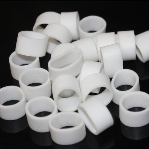 CEHJZQRPL Große hochbelastbare Gummibänder Gummibänder Weiß 15x9mm 100er Packung