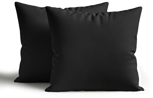 Home Sweet Home UK 100% Waterproof Outdoor Cushion Covers 45x45cm Set Of 2 With Invisible Zippered Outdoor Cushions Covers Waterproof 18x18 Cushion Cover For Living Room Garden Sofa Bedroom
