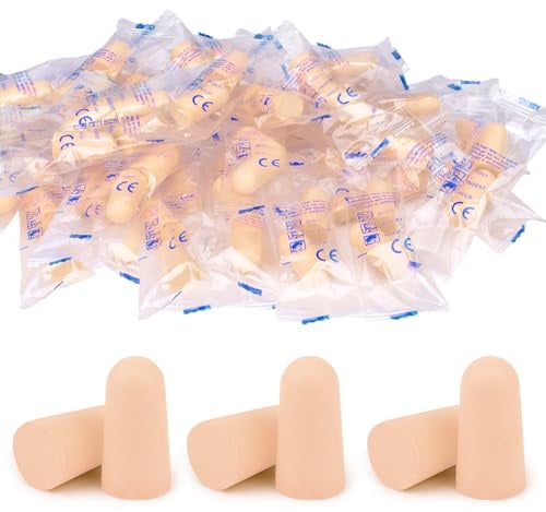 30 Paare Soft Ohrstöpsel, Ohrstöpsel mit 38 ​​dB SNR zur Geräuschreduzierung zum Schlafen, Gehörschutz, Reisen, Lernen, Konzentration, Baustelle, Rosa